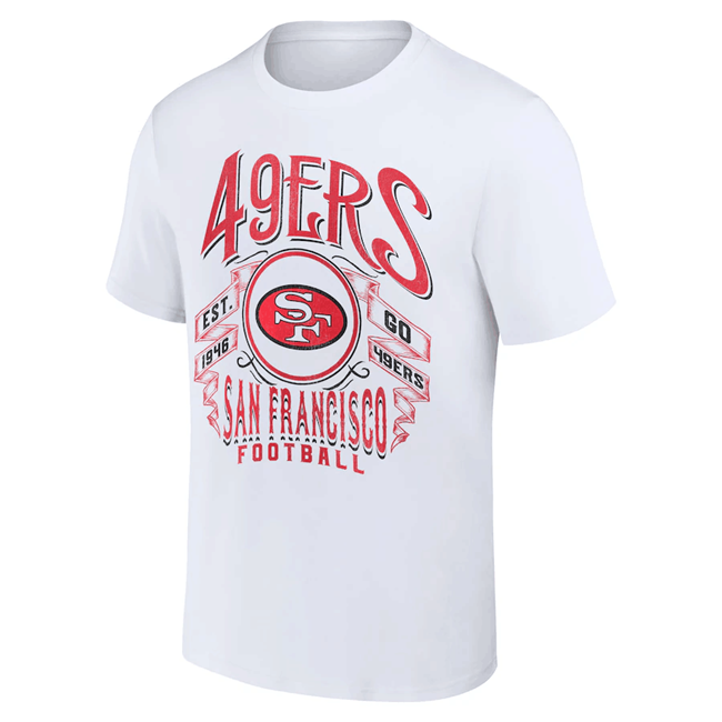Men's White San Francisco 49ers x Darius Rucker Collection Vintage Football T-Shirt